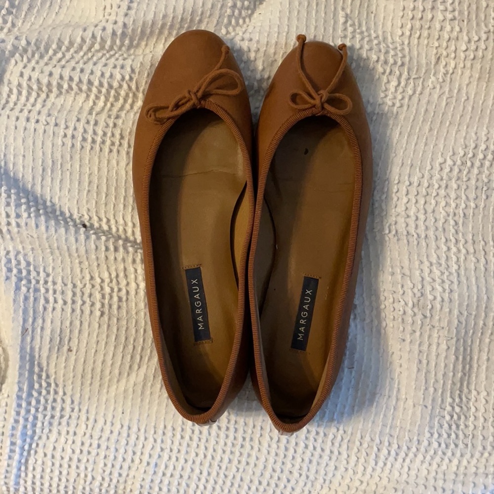 Margaux Womens The Demi Beige Ballet Flats Size 8 Medium (B, M)